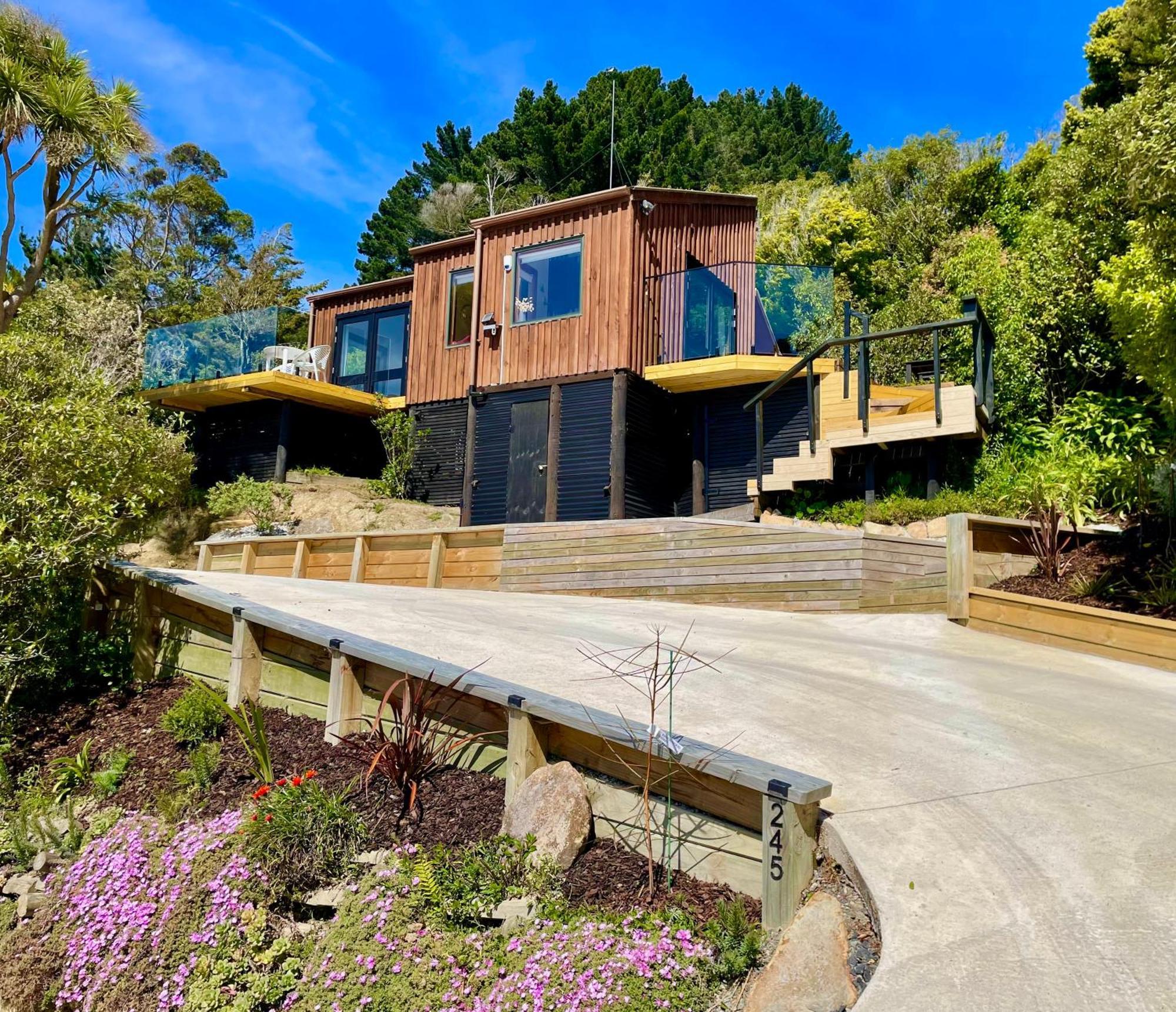 The Cove Cabin - Your Quiet Escape Dunedin Eksteriør billede